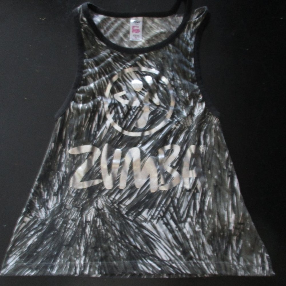 Zumba Women Top S Black Racerback